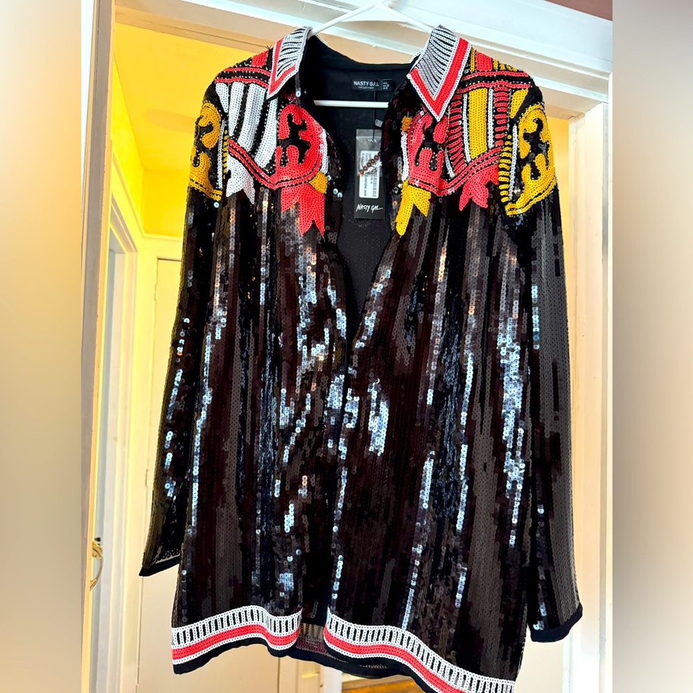 Sequin nasty gal top/mini dress